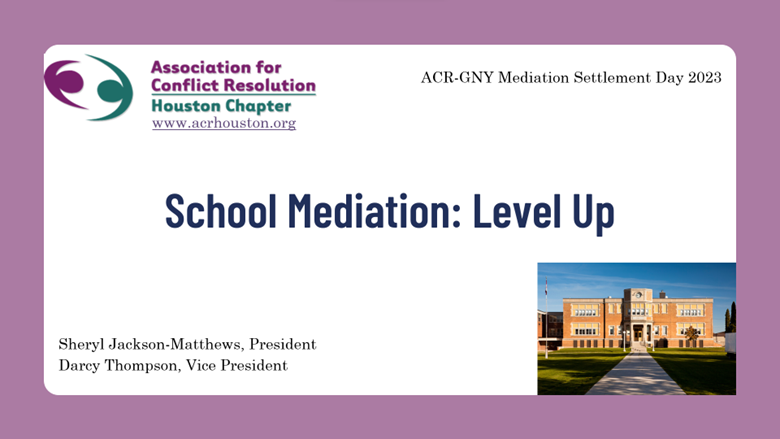 School Mediation: Level Up